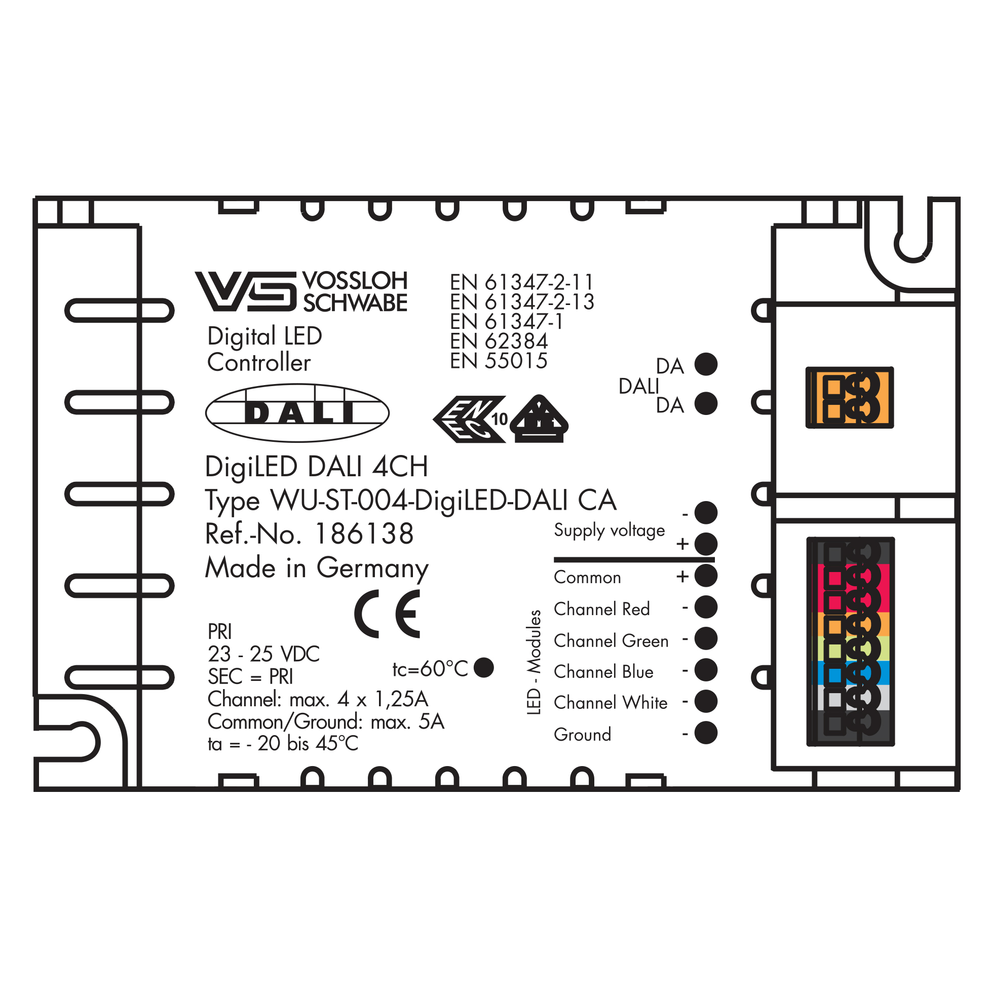 FLOS Architectural DALI Master Interface — Control Atenuación Mains Cut Blanco