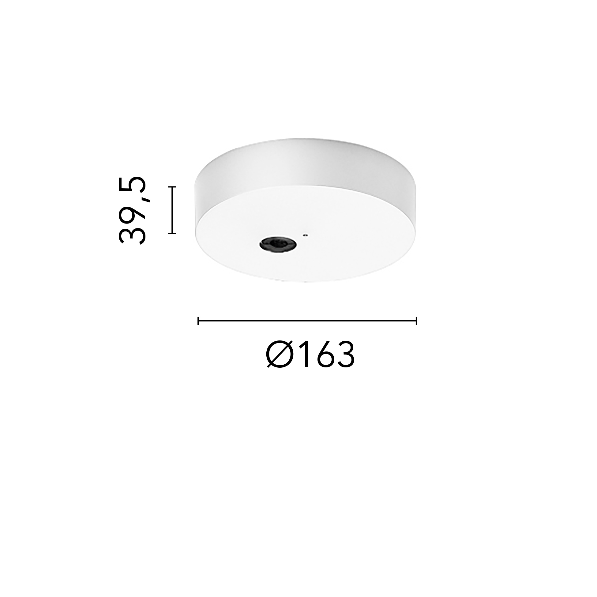 FLOS Architectural Rosette IP20 — Rosetón de Alimentación Blanco