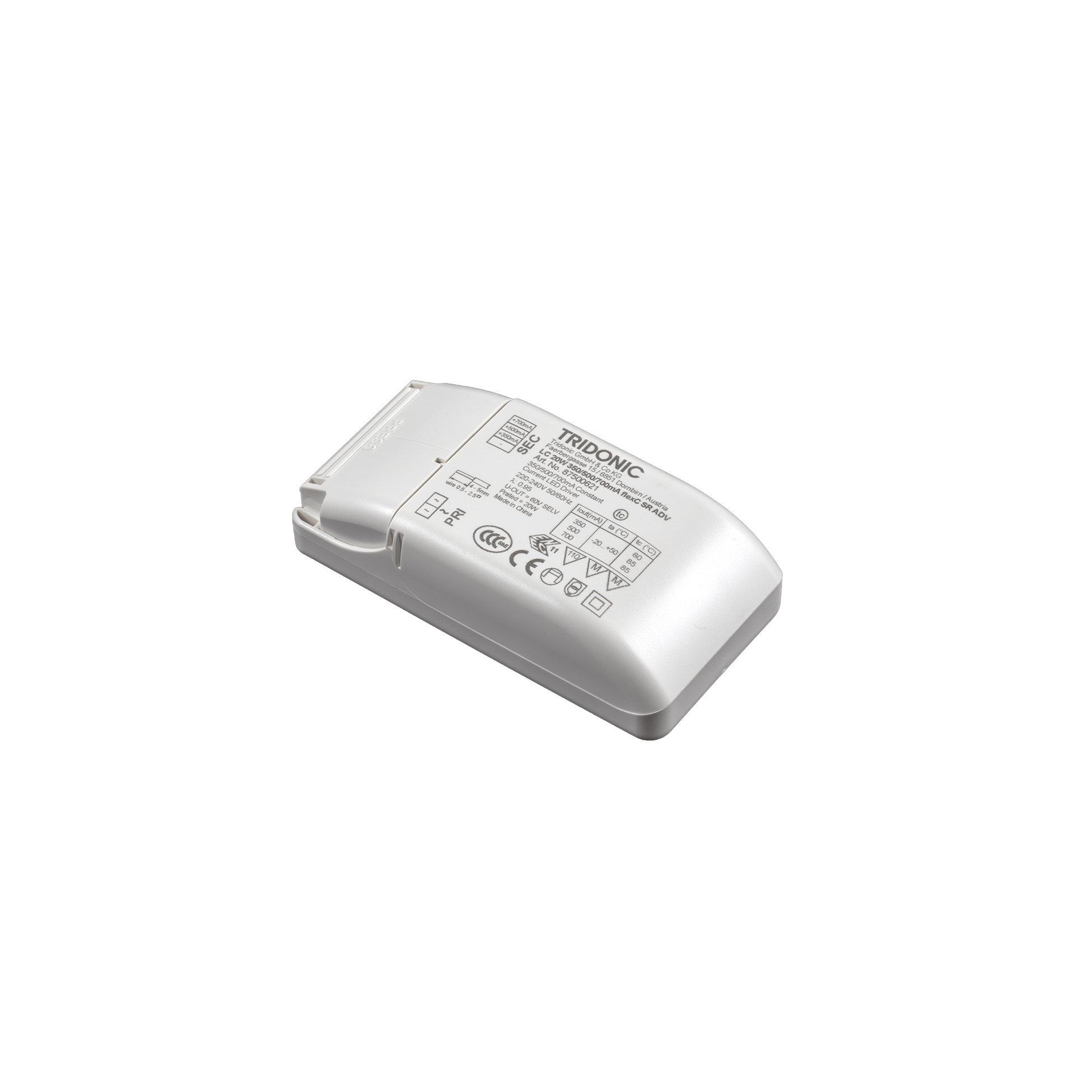 FLOS Architectural Fuente de Alimentación LED Corriente Constante — 350/500/700mA