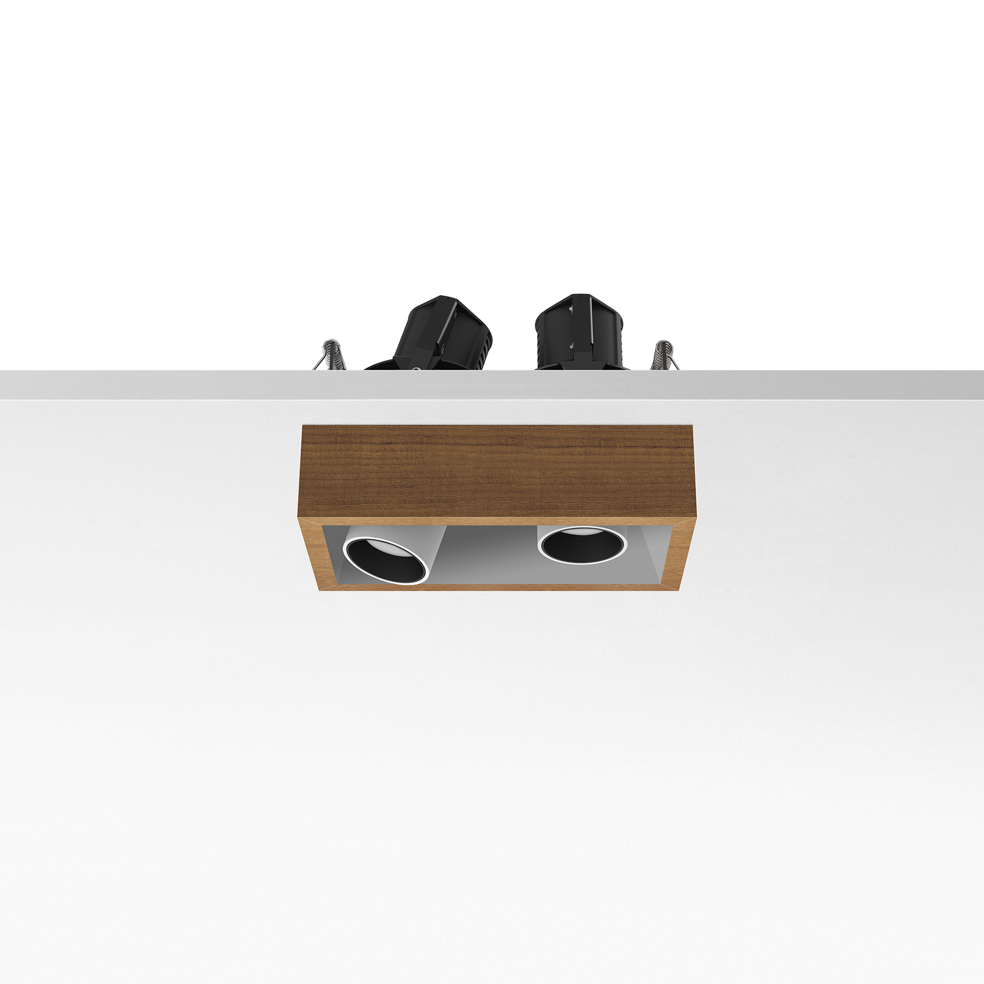 FLOS Architectural Johnny 80 2L Cuadrado — Empotrable LED 2×6.2W 11° 2700K
