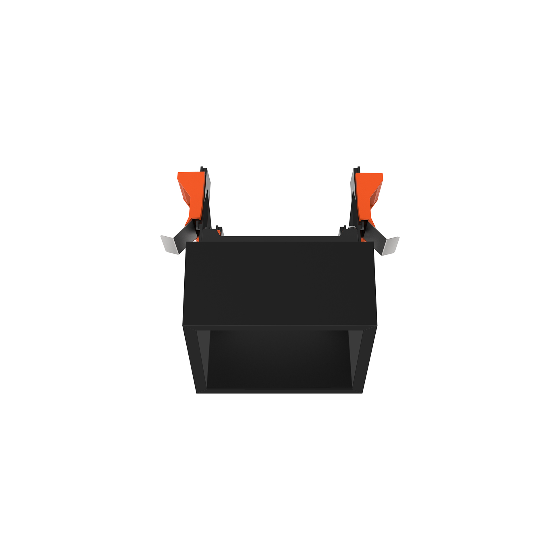FLOS Architectural Johnny 120 Semi-Empotrable — Luminaria LED 1L Cuadrada Negro