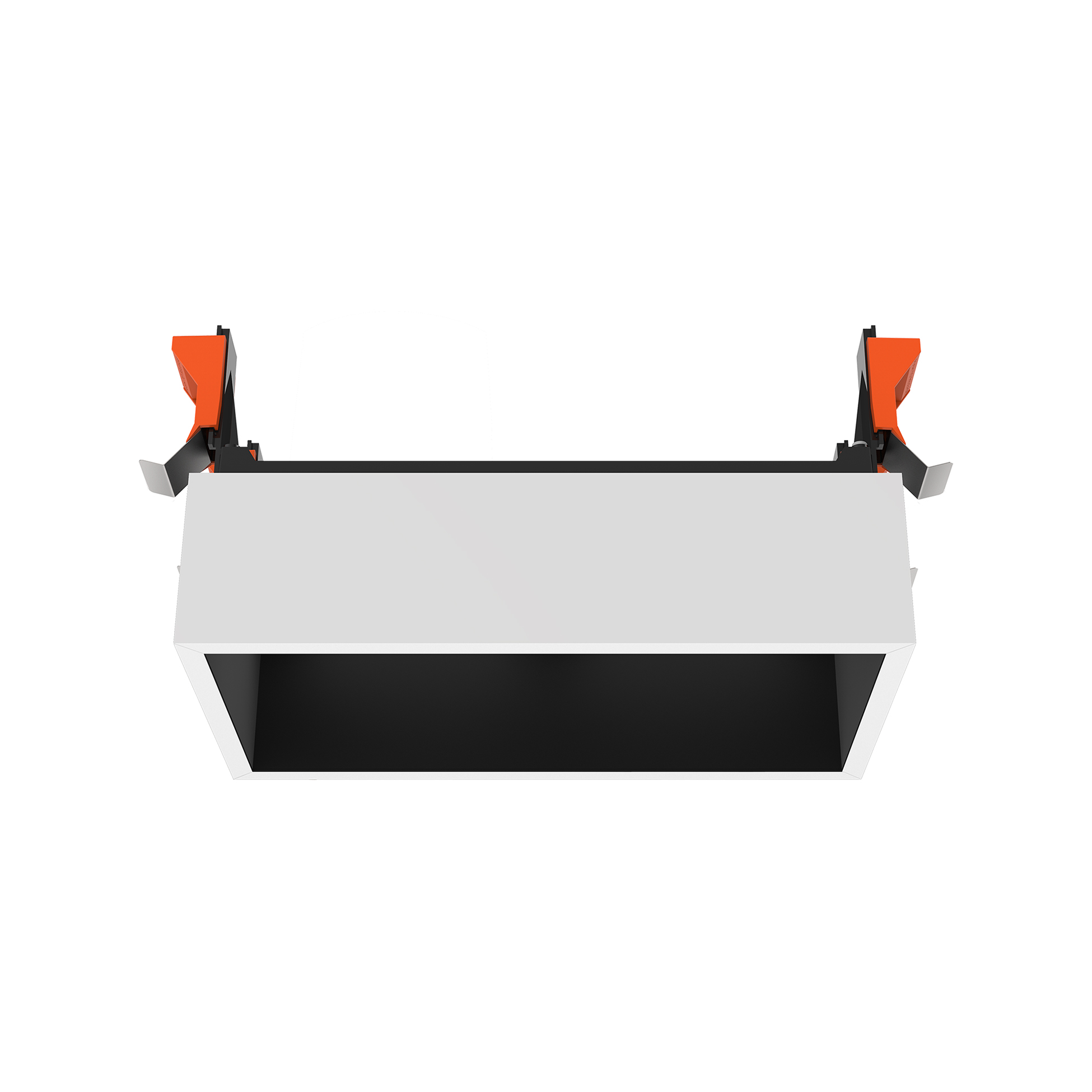 FLOS Architectural Johnny 120 Semi-Recessed 2L Square — Empotrable LED Blanco