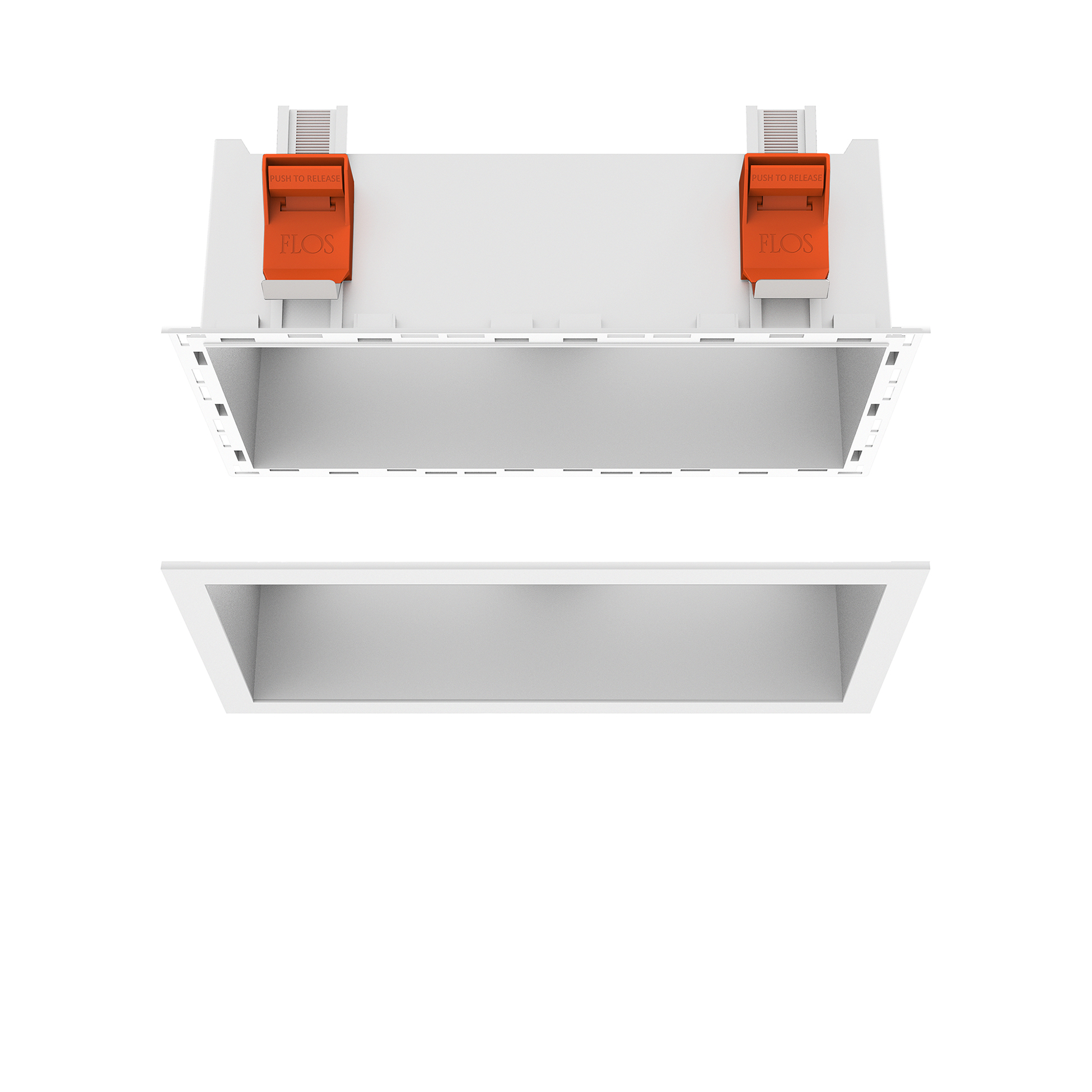 FLOS Architectural Johnny 120 Square 2L — Empotrable LED Blanco