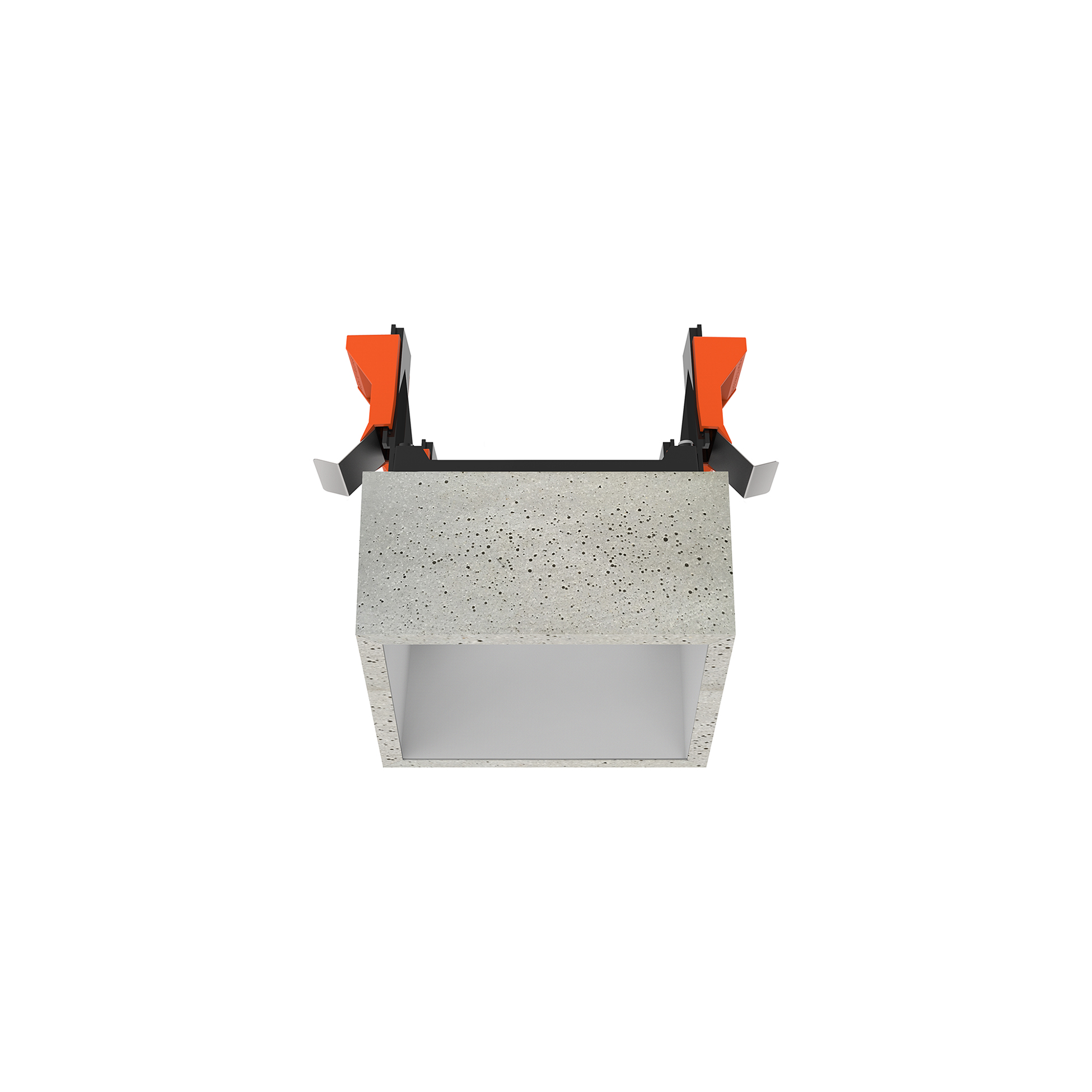 FLOS Architectural Johnny 120 — Downlight Semi-Embutido 1L Concreto IP20
