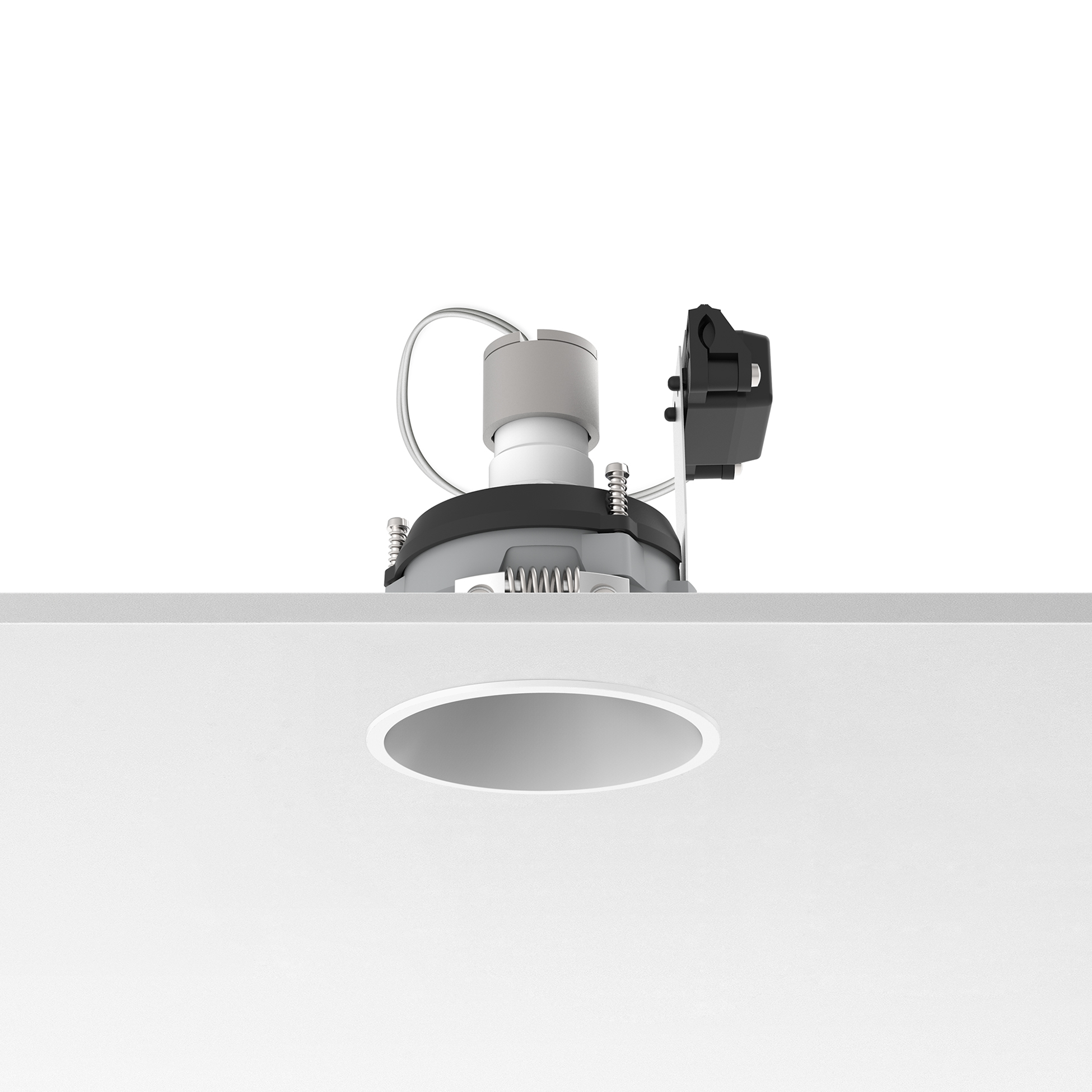 FLOS Architectural Easy Kap Ø80 Adjustable — Empotrable LED Retrofit (Blanco)