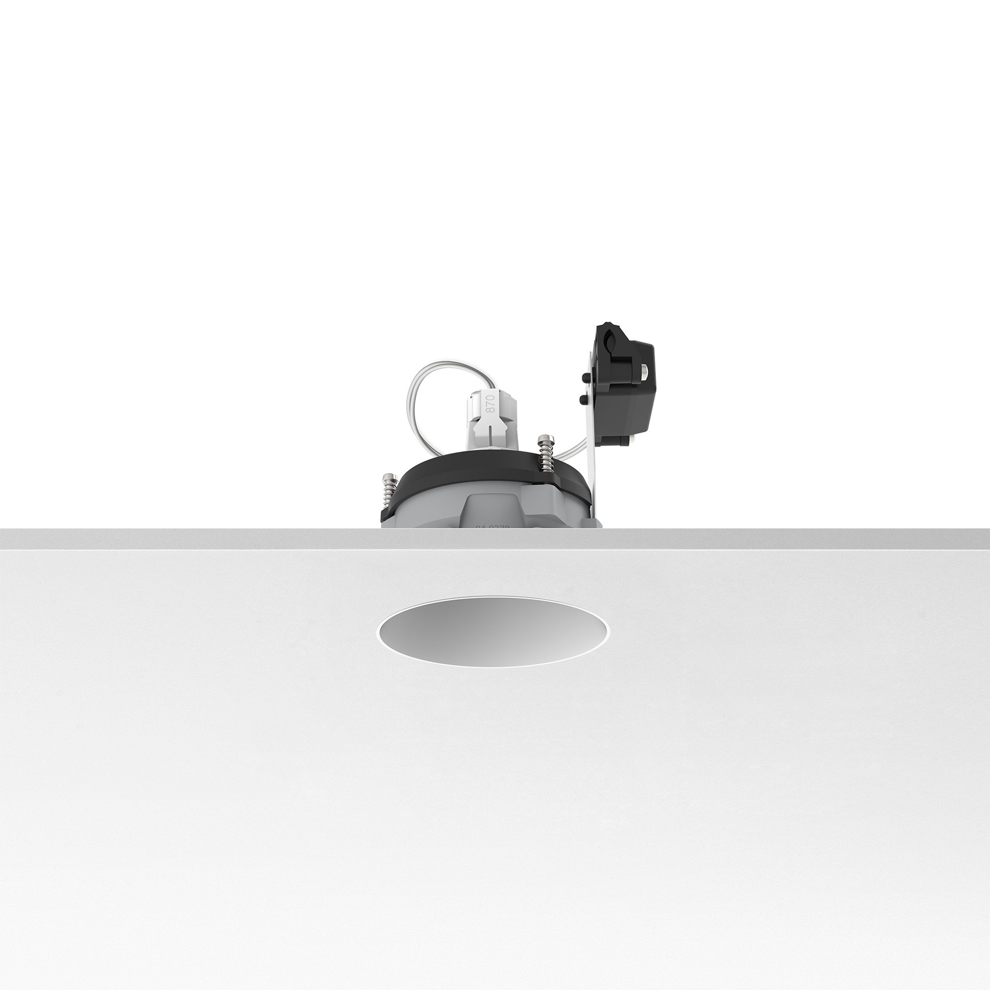 FLOS Architectural Kap Ø80 Adjustable — Empotrable LED Retrofit 12V (Blanco)
