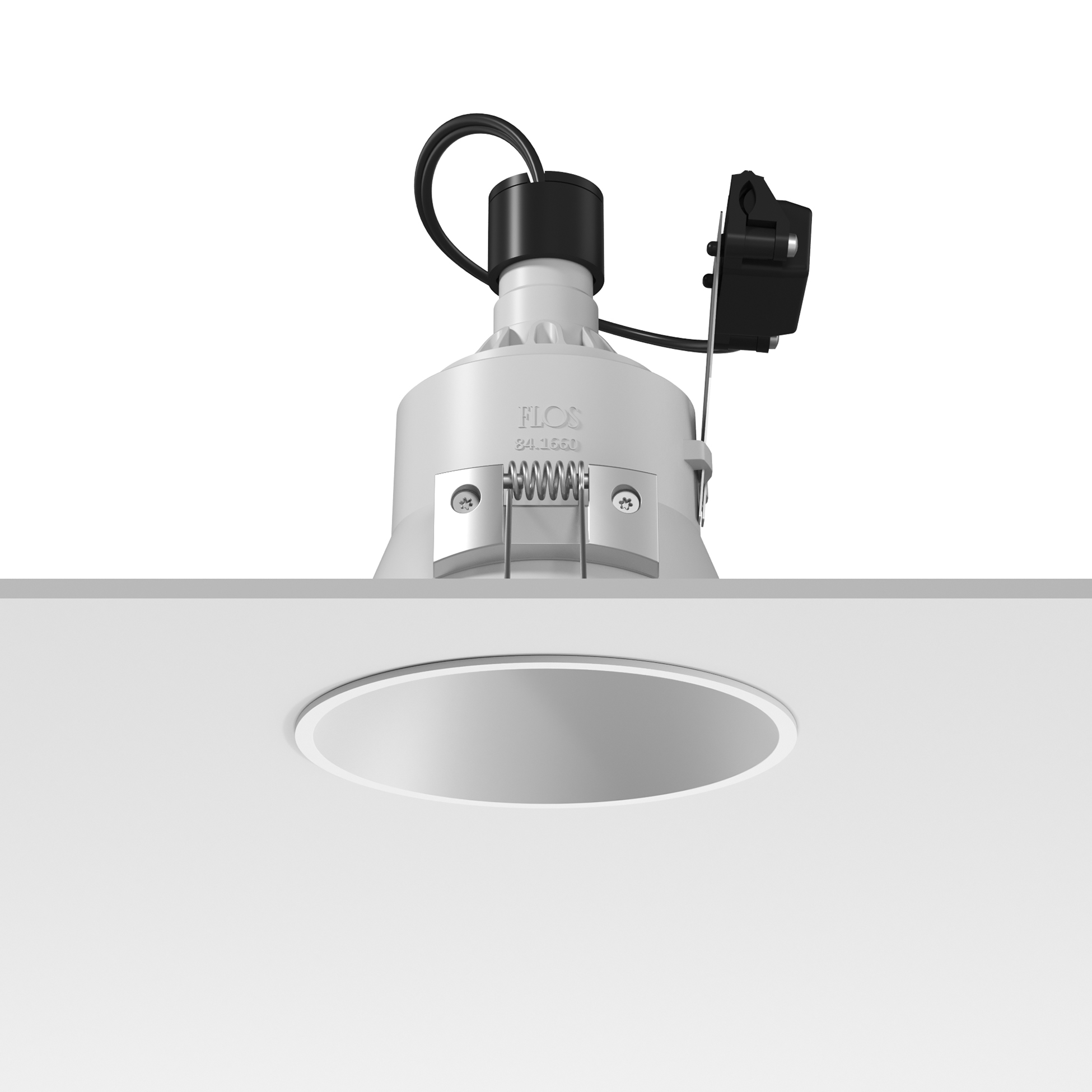 FLOS Architectural Easy Kap Ø105 — Empotrable LED Fijo 155mm Blanco