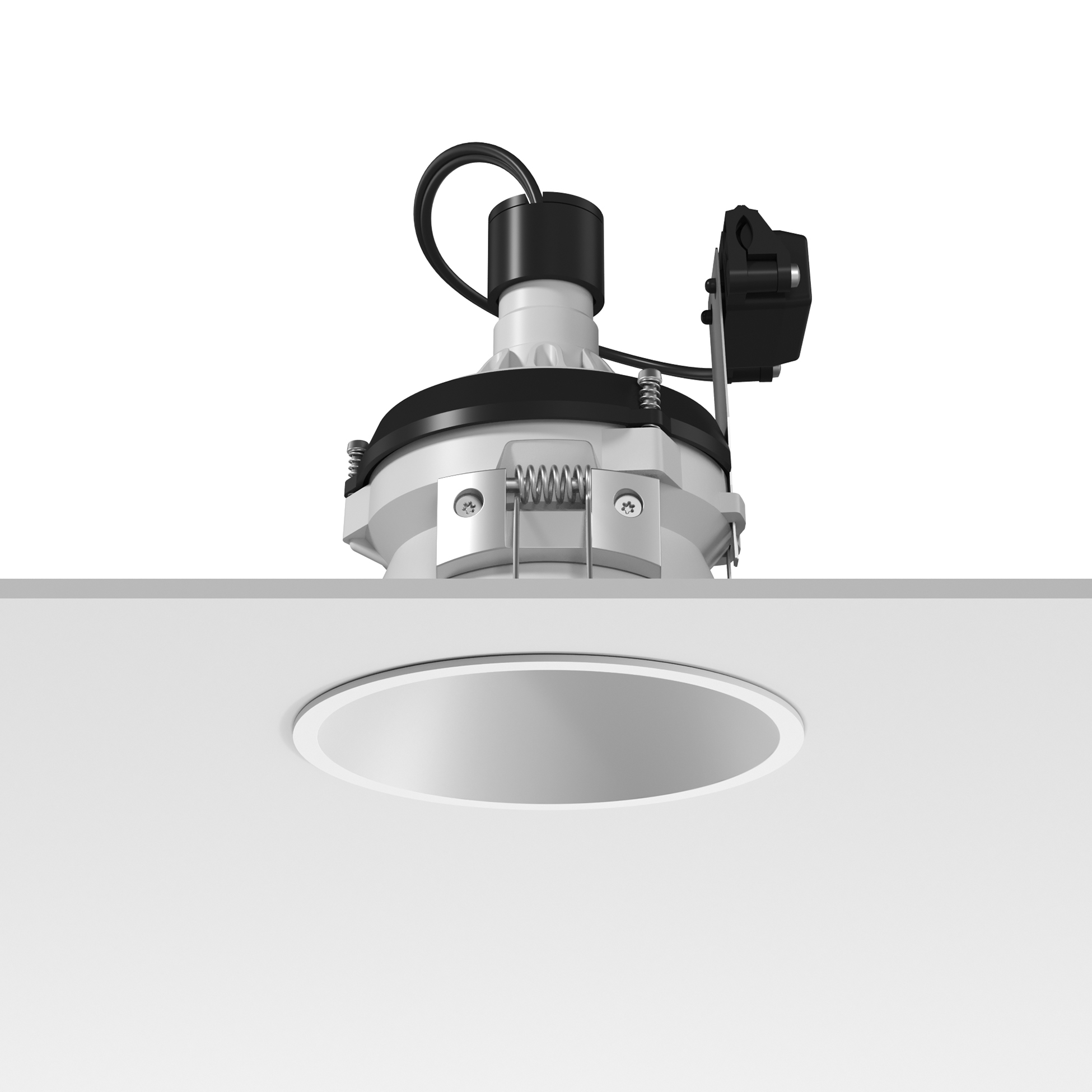 FLOS Architectural Easy Kap Ø105 — Downlight LED Ajustable 125mm Blanco
