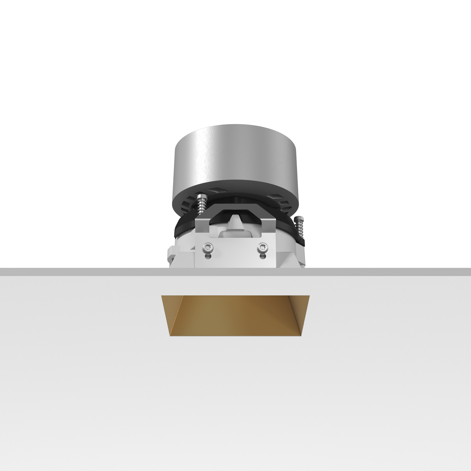 FLOS Architectural Kap 80 Plus Square — Empotrable LED 13W 17° 2700K (Oro)
