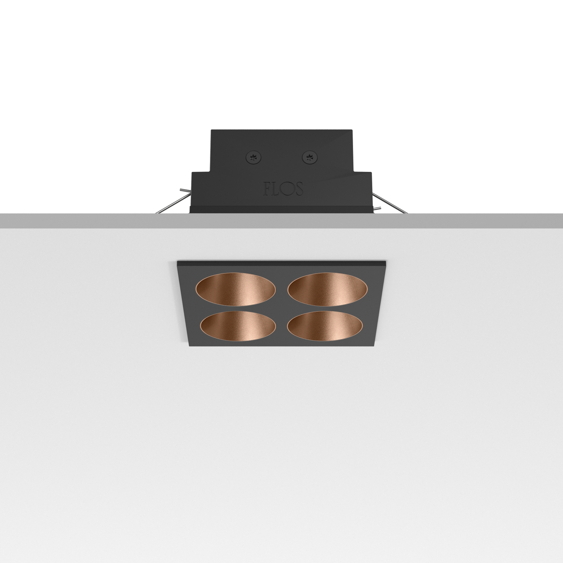 FLOS Architectural Light Shadow Fixed Trim 4 Spots .14 — LED 789lm 10° 2700K Casambi