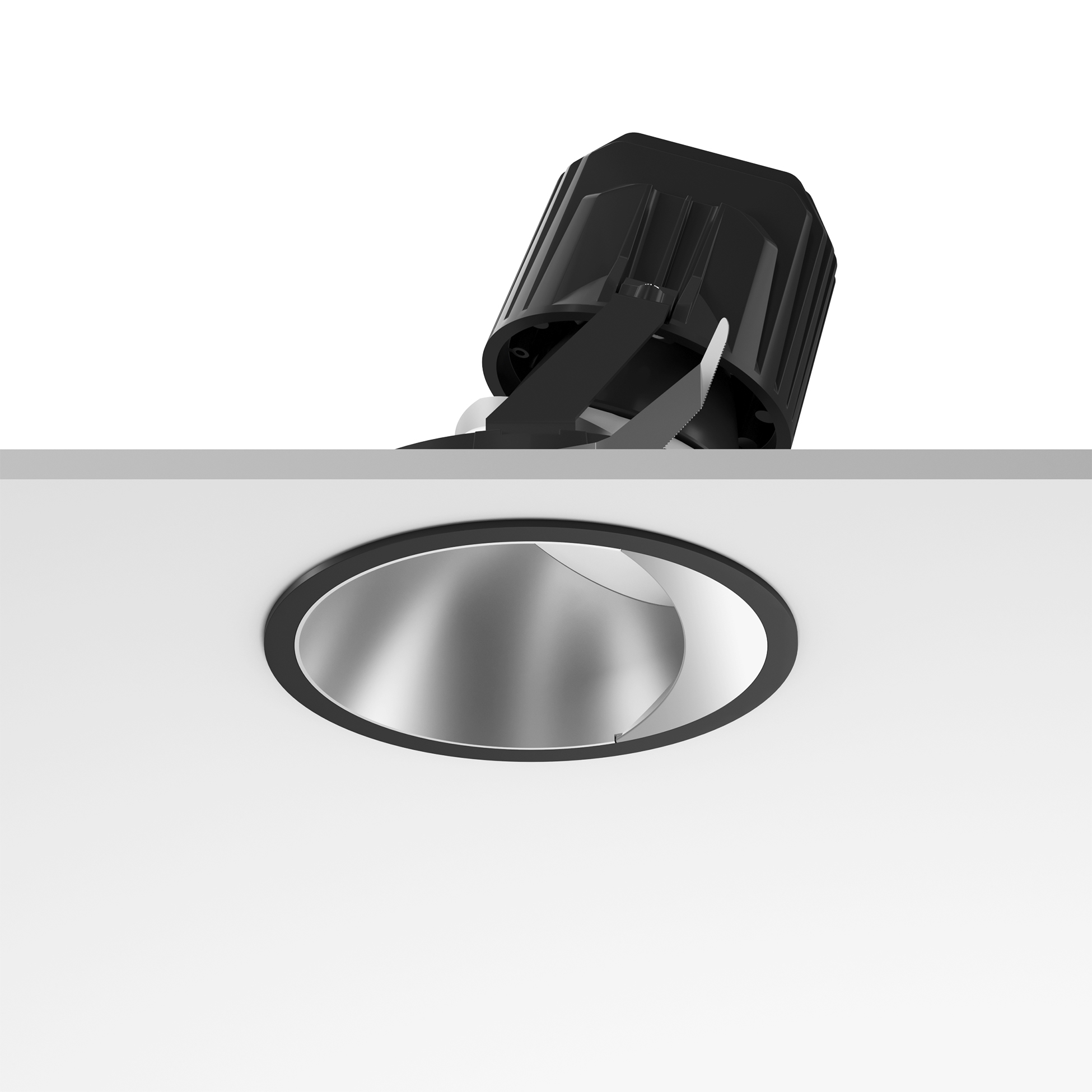 FLOS Architectural Light Supply Wall-Washer Dimmable — LED 33.2W 36° 3000K (Negro/Aluminio)