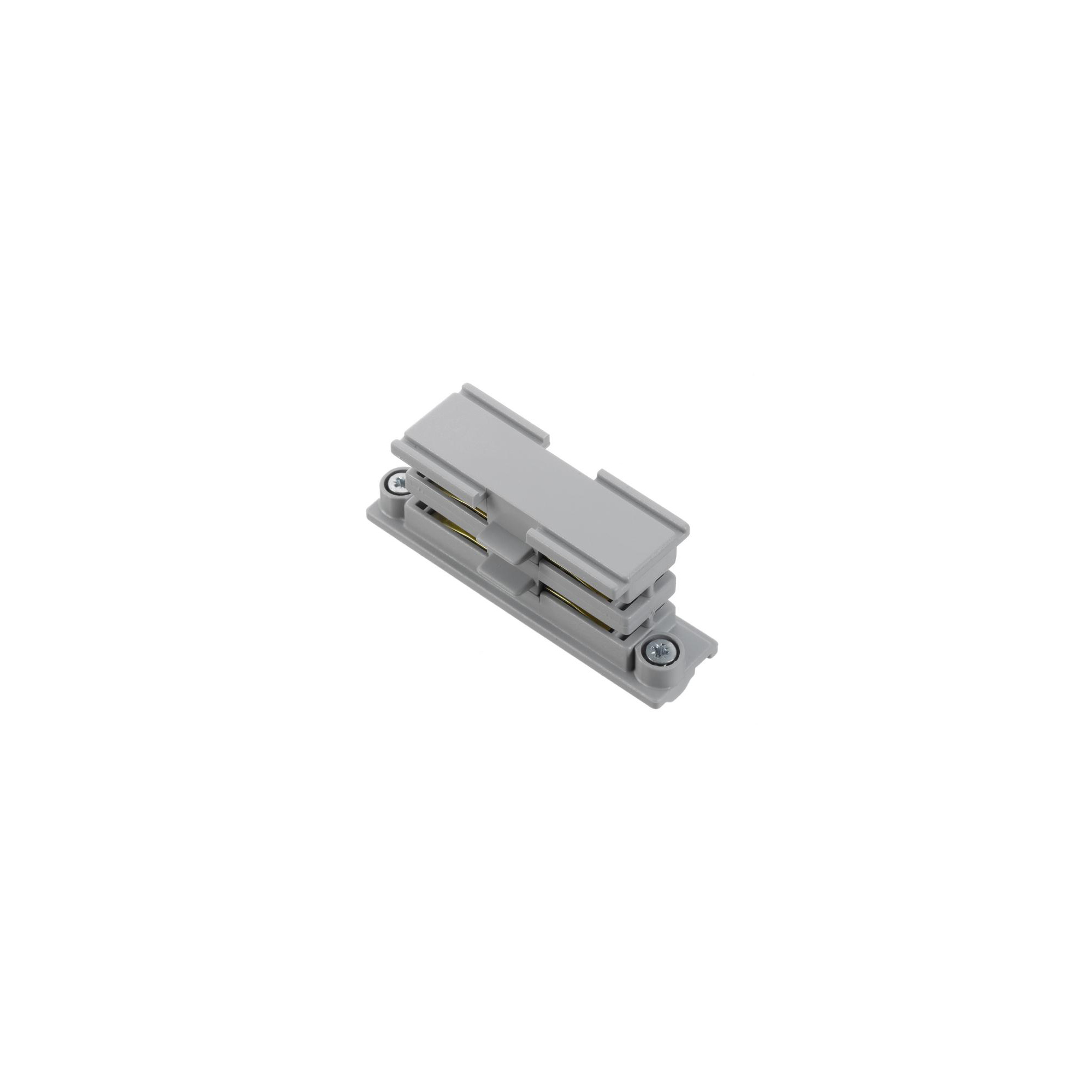 FLOS Straight Connector Gris — Conector lineal para tracks