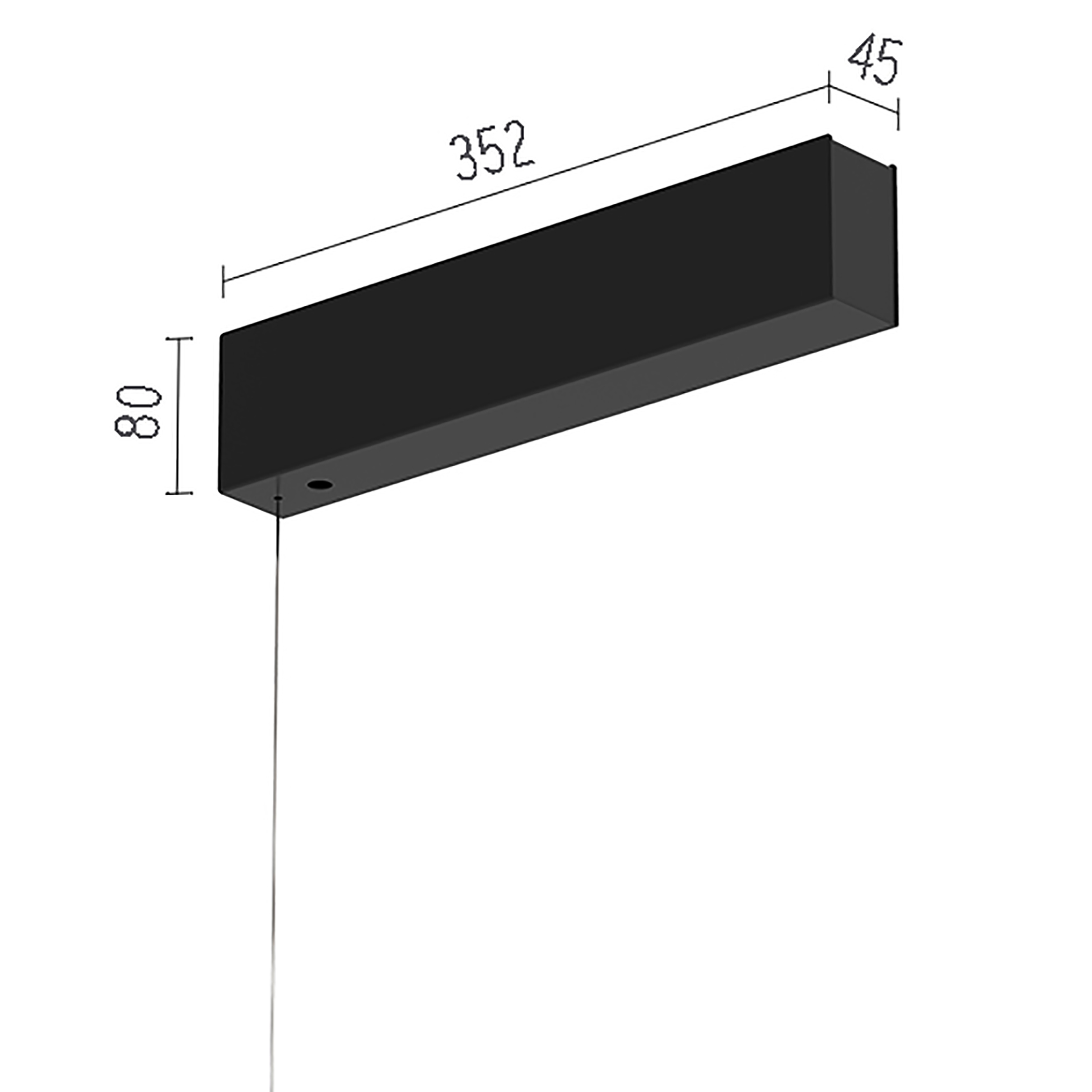FLOS Architectural Running Magnet Suspension Up&Down — Controlador 24V/185W DALI 1 Negro