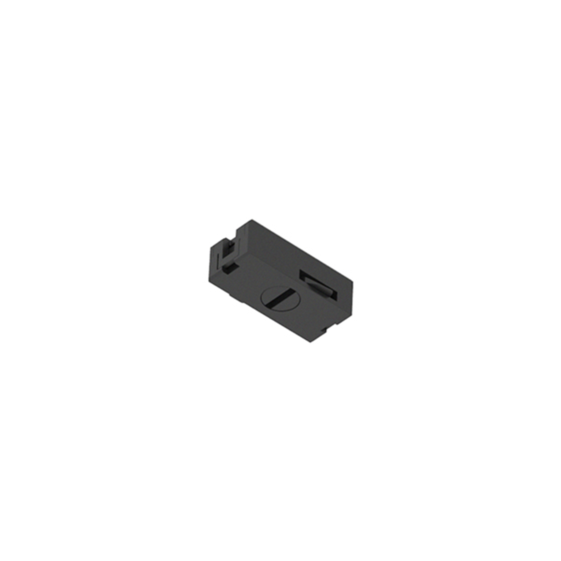FLOS Architectural Stopper — Accesorio fijación carril vertical Negro