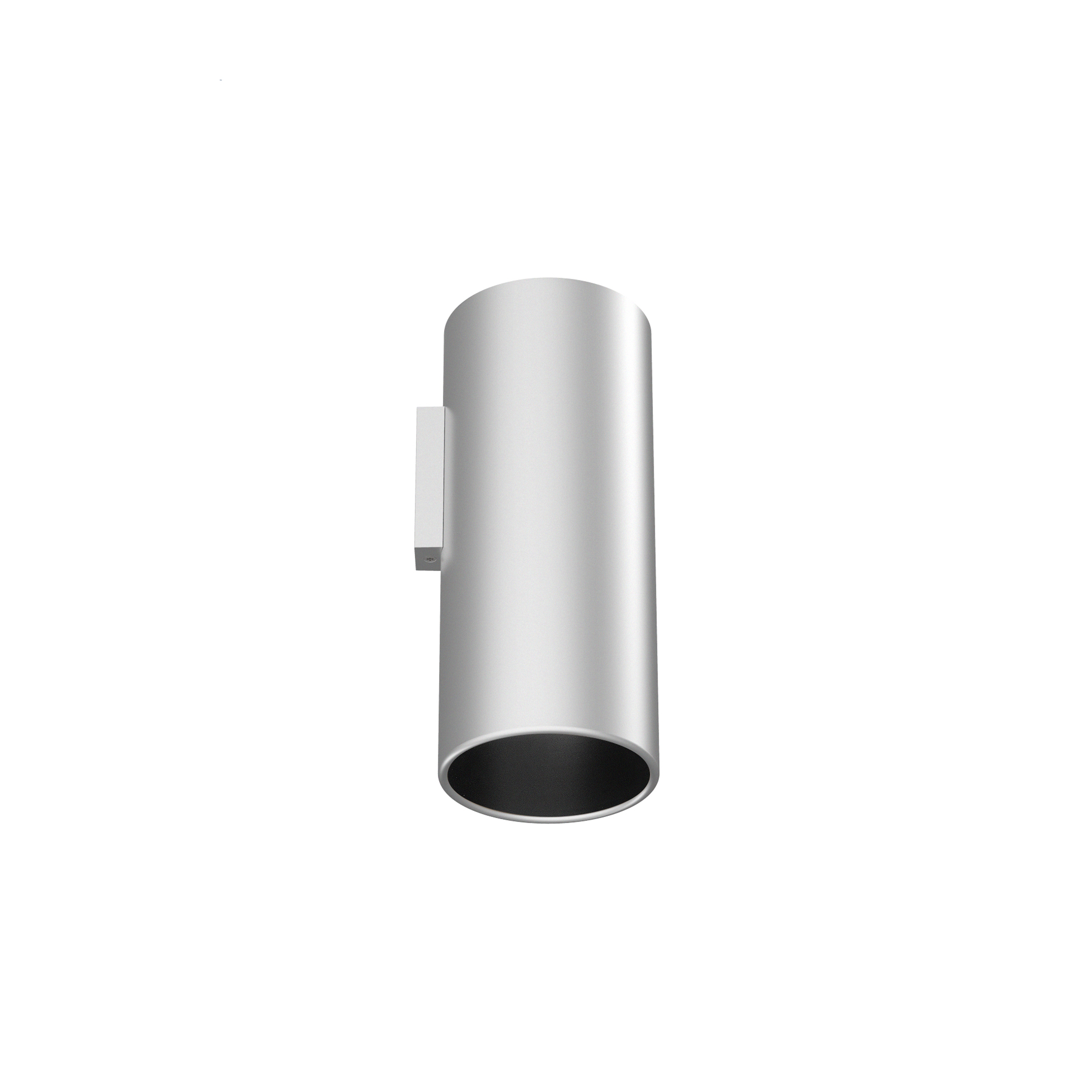 FLOS Architectural Kap Surface Wall Ø100 — Aplique LED 9W 3000K (Alum. Cepillado/Negro)