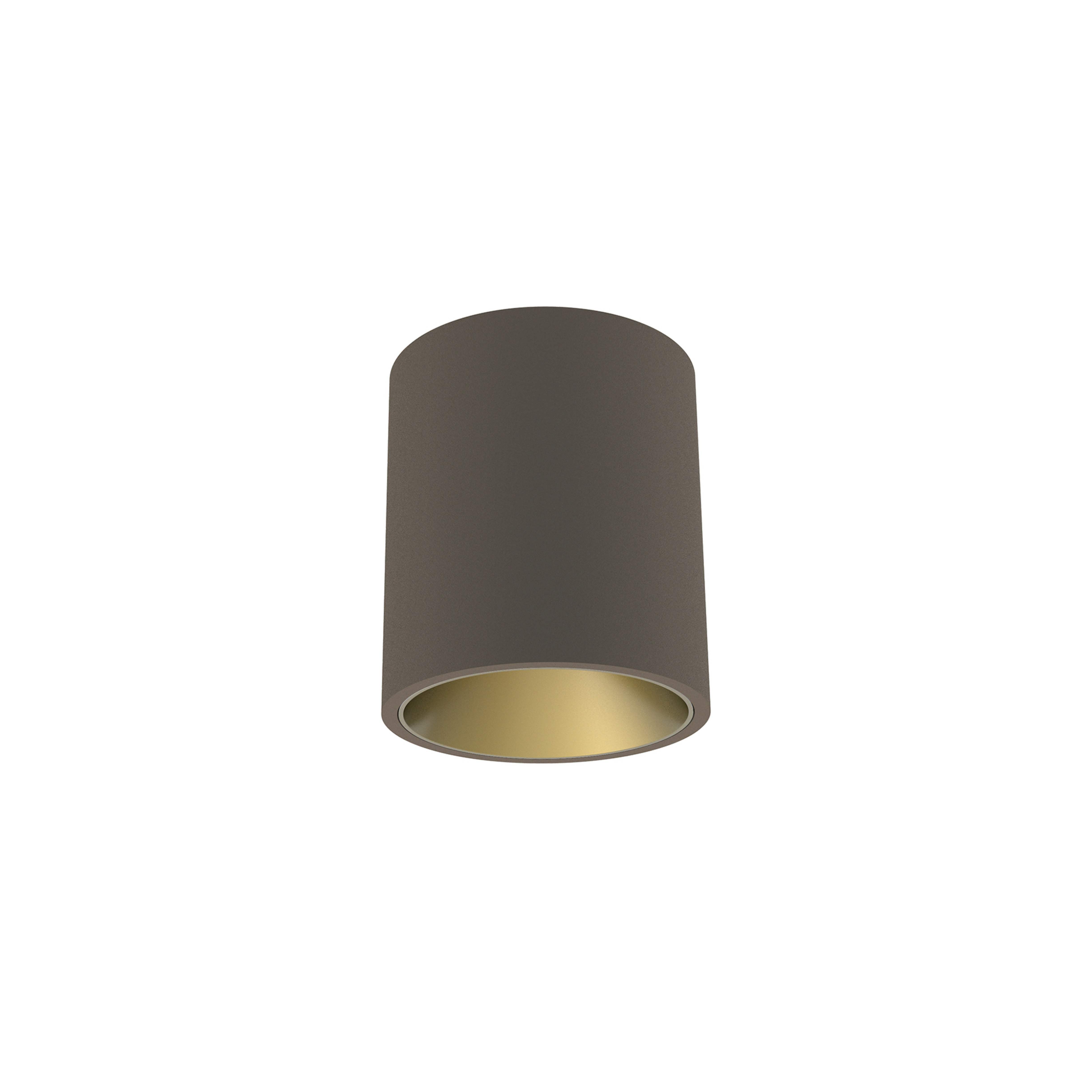 Flos-Pim-Image-Luminaire-Ceiling-Kap-80_Surface_Round-Deep_Brown-Gold