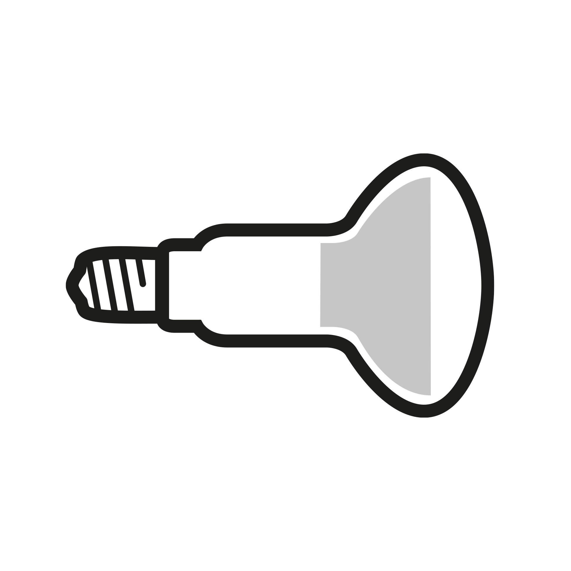 LED Reflector Frosted Lamp E27 13W 2700K R80 Dimmable RF31458 Flos