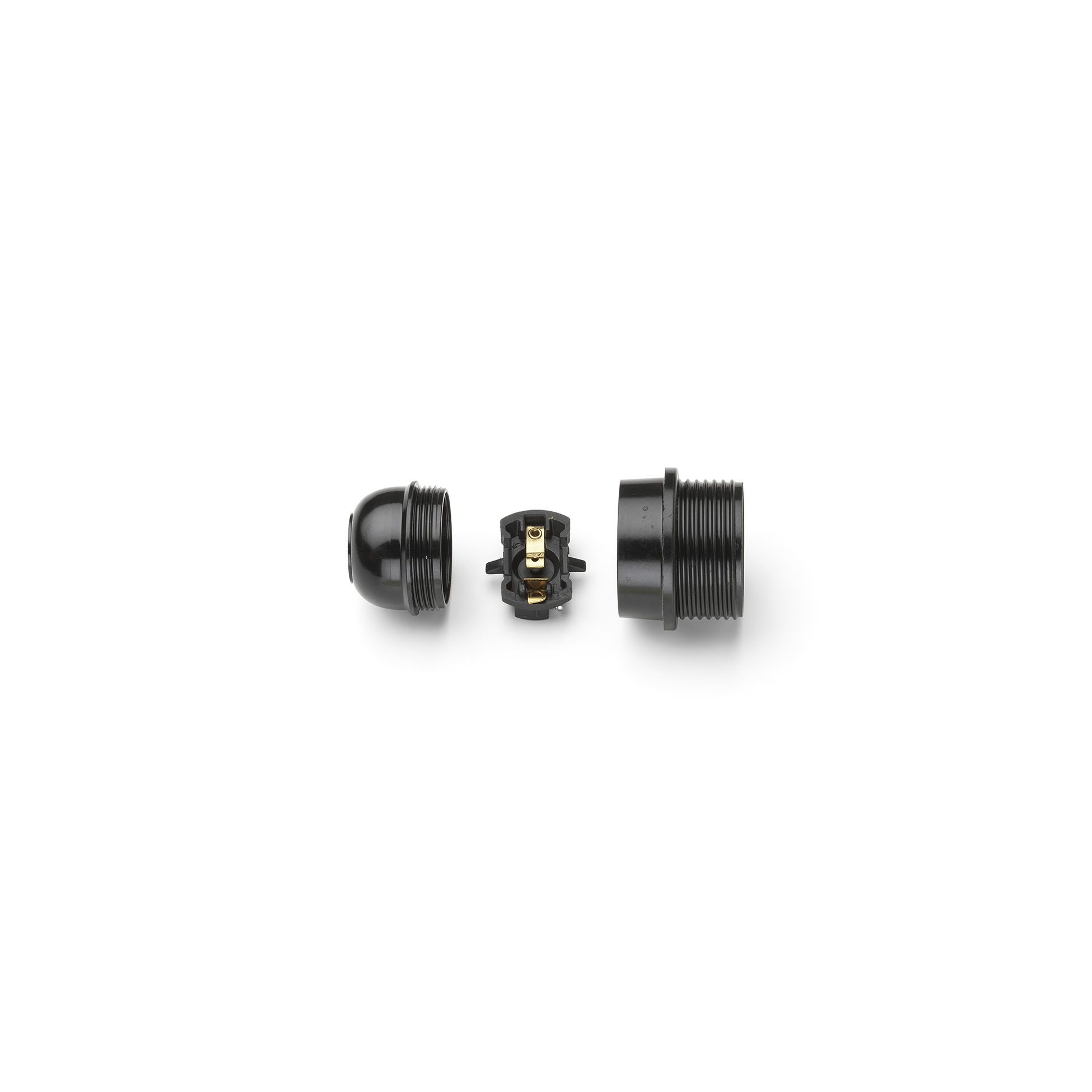 Black e27 clearance lamp holder