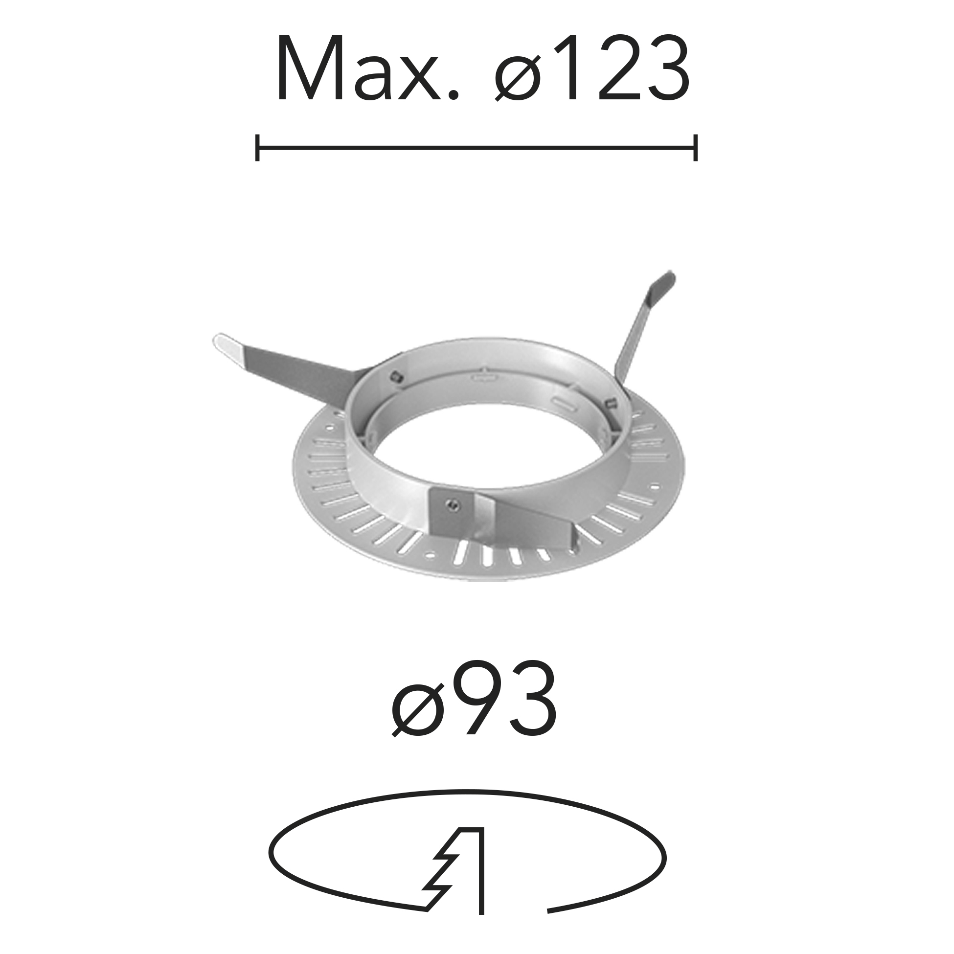 Installation frame No Trim 08.9102.00 accessory Flos