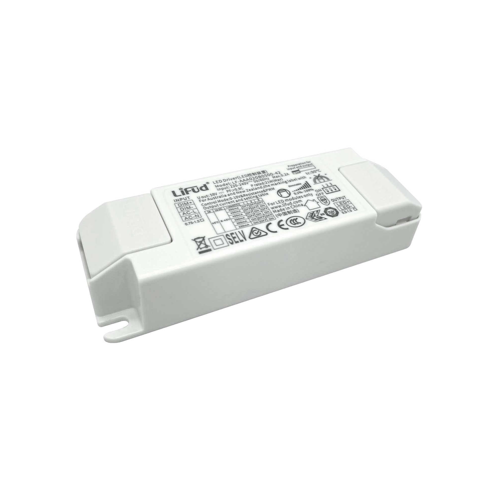 Continuous current power supply 20W, 220/240V 50/60Hz with power