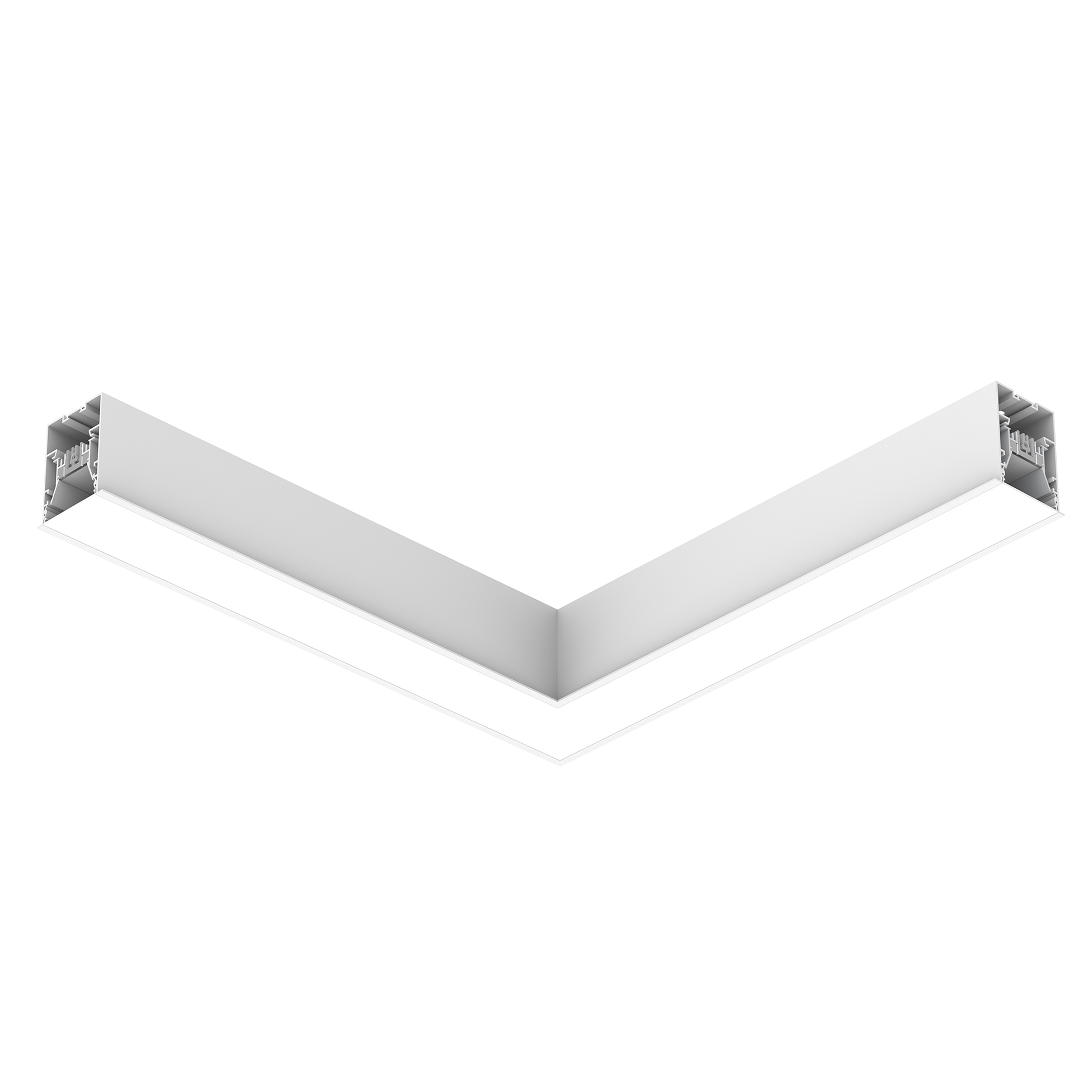 In-Finity 70 Recessed Trim Flat Corner 4000K Micro-Prismatic Diffuser ...
