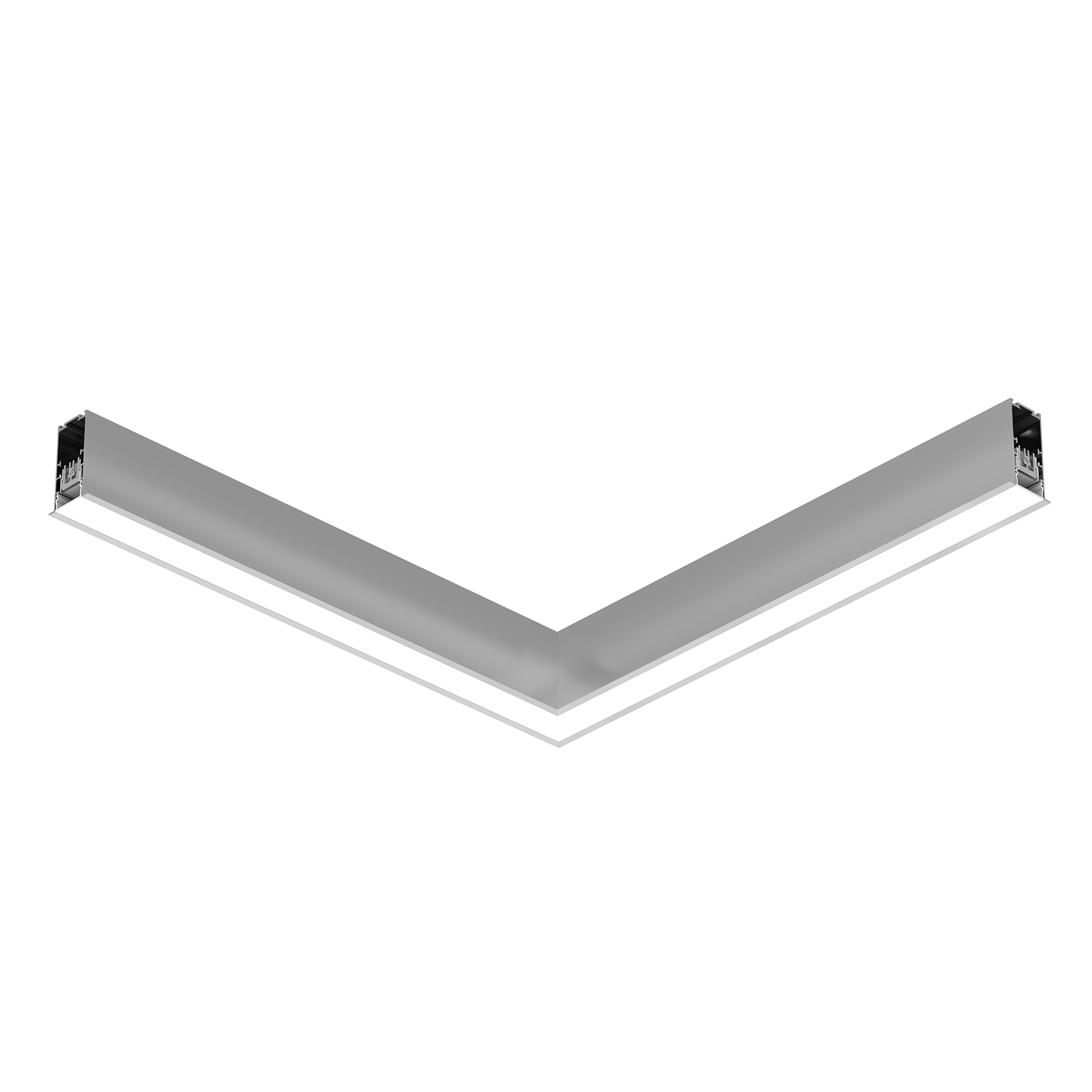 In-Finity 35 Recessed Trim Flat Corner 4000K Micro-Prismatic Diffuser ...